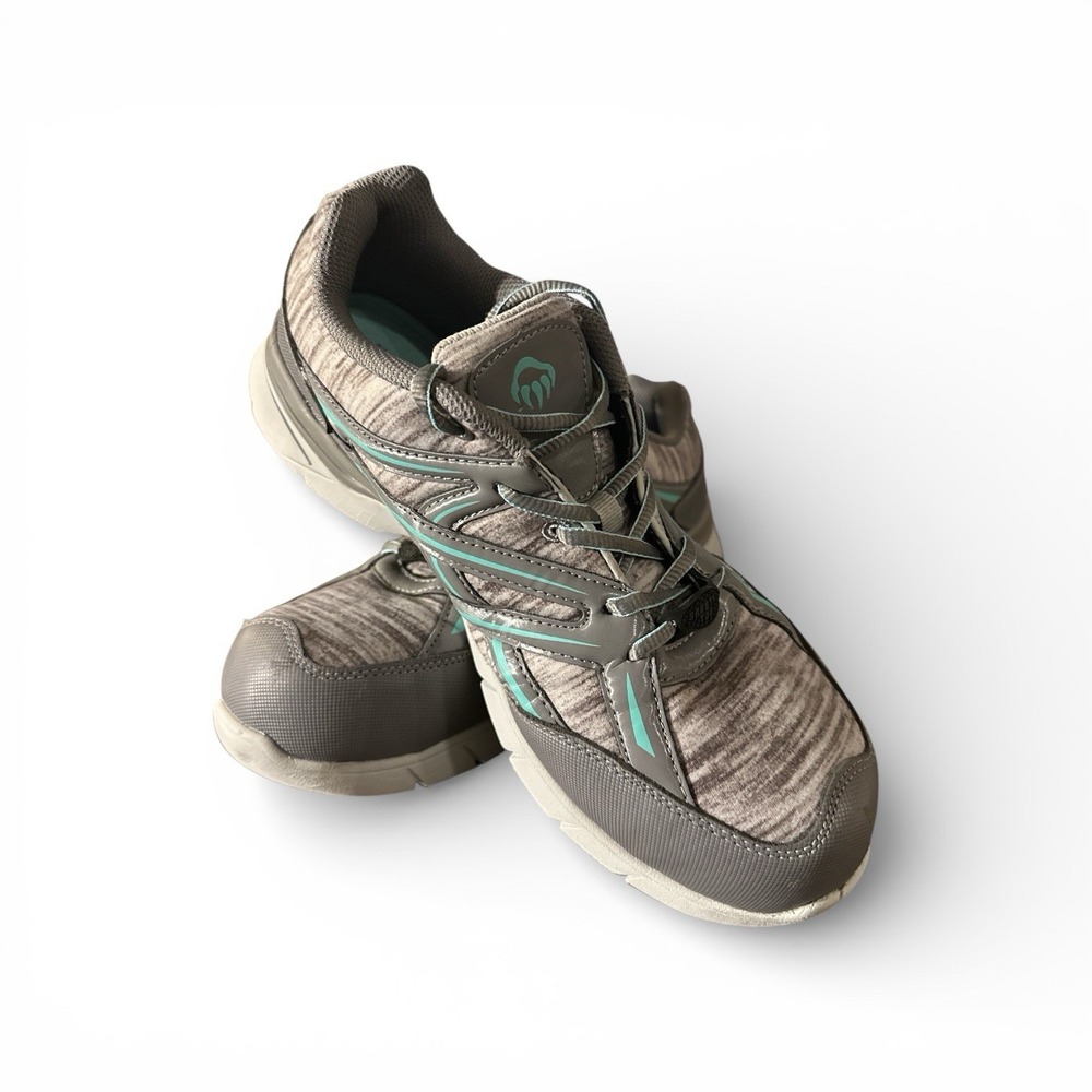 Wolverine Women's Safety Toe Work Shoes Gray Teal Athletic EH Size 11M